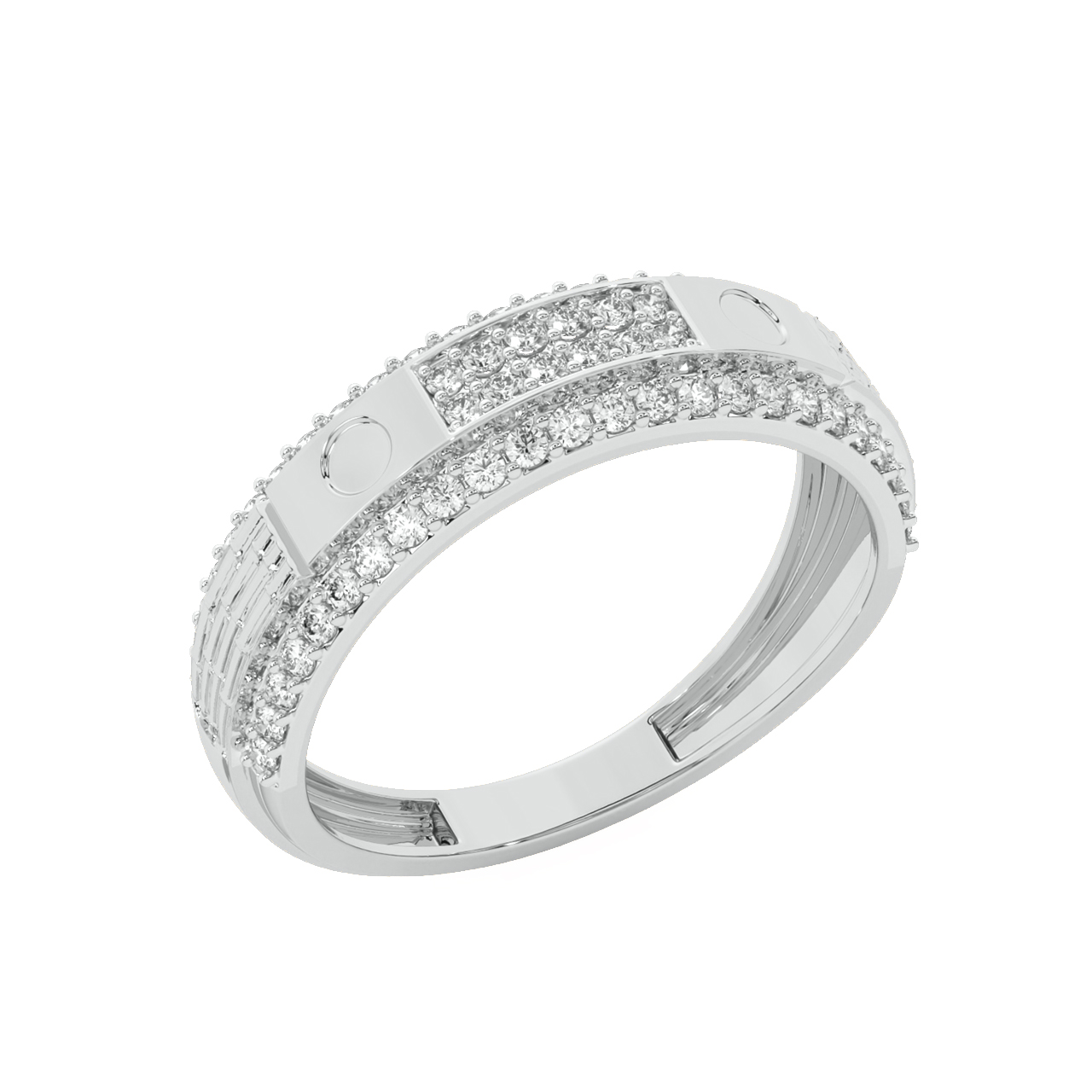 Ceylia Round Diamond Ring For Men